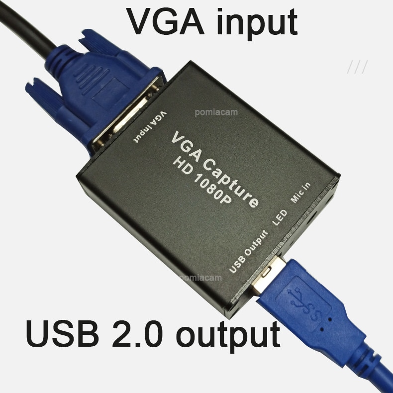 VGA-to-USB  1080P,  ȸ   ĸó ī ,  ĸó , OBS , potplayer 